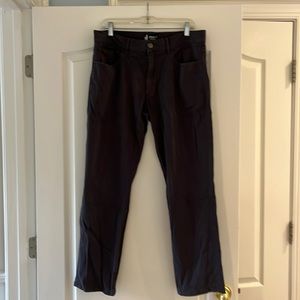 Johnnie-O Mens 5-pocket khaki pants - 33/30 gray